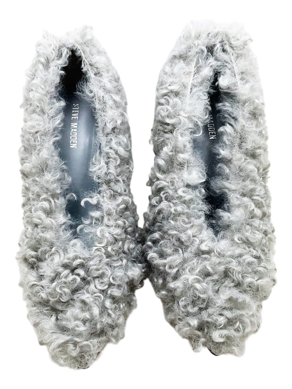 🆕{Steve Madden} Achilles Light Blue Furry Heels
